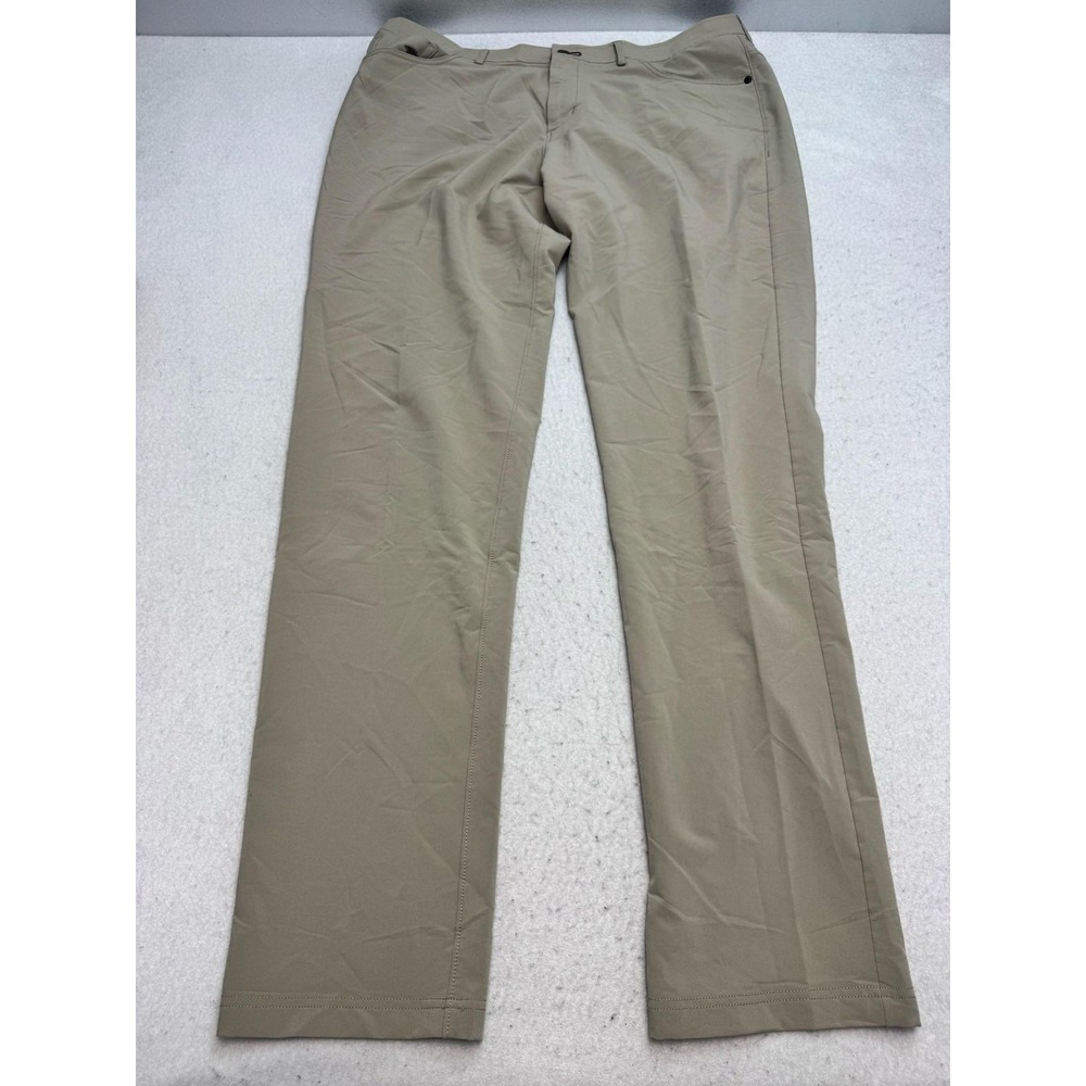 Public Rec Pants Mens 38x36 Beige Performance Stretch Chino Straight Leg Casual